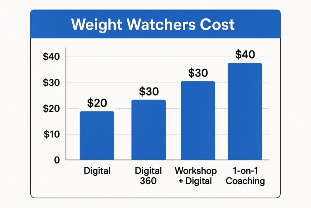 weight watchers cost